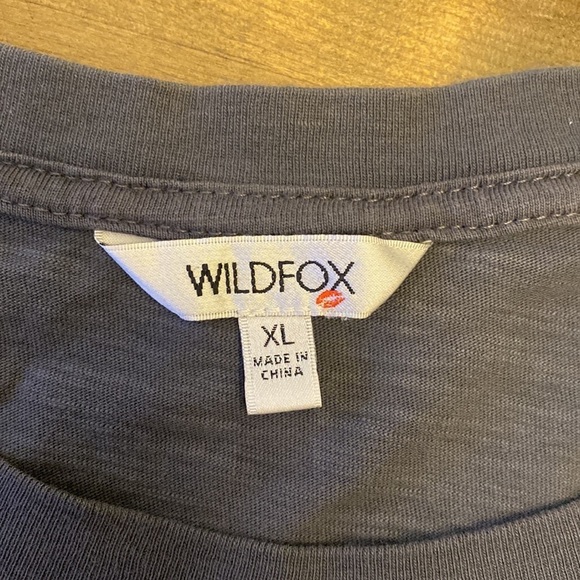 Wildfox Sunny Days graphic tee shirt sleeve gray size XL - Picture 4 of 4